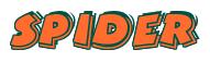 Rendering -SPIDER - using Comic Strip