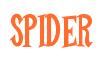 Rendering -SPIDER - using Cooper Latin