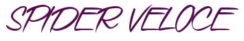 Rendering -SPIDER VELOCE - using Speed Stroke