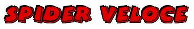 Rendering -SPIDER VELOCE - using Comic Strip