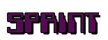 Rendering -SPRINT - using Computer Font