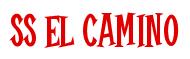 Rendering -SS EL CAMINO - using Cooper Latin