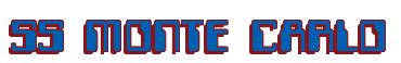 Rendering -SS MONTE CARLO - using Computer Font
