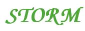 Rendering -STORM - using Zapf Chancery