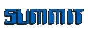 Rendering -SUMMIT - using Computer Font