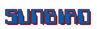 Rendering -SUNBIRD - using Computer Font