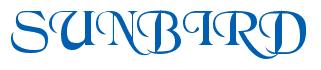 Rendering -SUNBIRD - using Black Chancery