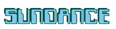 Rendering -SUNDANCE - using Computer Font