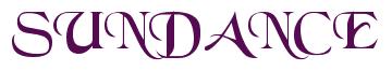 Rendering -SUNDANCE - using Black Chancery