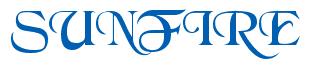 Rendering -SUNFIRE - using Black Chancery