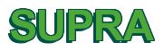 Rendering -SUPRA - using Arial Bold