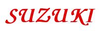Rendering -SUZUKI - using Zapf Chancery