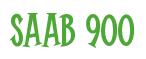 Rendering -Saab 900 - using Cooper Latin