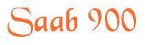 Rendering -Saab 900 - using Black Chancery