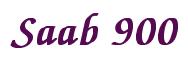 Rendering -Saab 900 - using Zapf Chancery