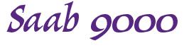 Rendering -Saab 9000 - using Braveheart