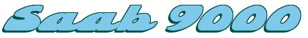 Rendering -Saab 9000 - using Brougham