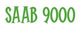 Rendering -Saab 9000 - using Cooper Latin