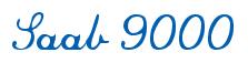 Rendering -Saab 9000 - using Commercial Script