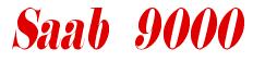 Rendering -Saab 9000 - using Floral 
