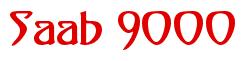 Rendering -Saab 9000 - using Saga