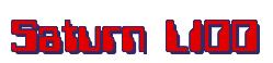 Rendering -Saturn L100 - using Computer Font