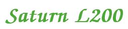Rendering -Saturn L200 - using Zapf Chancery