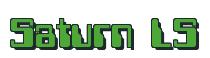 Rendering -Saturn LS - using Computer Font