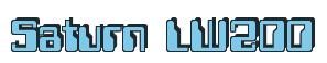 Rendering -Saturn LW200 - using Computer Font