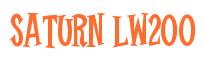 Rendering -Saturn LW200 - using Cooper Latin