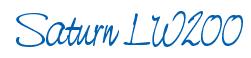 Rendering -Saturn LW200 - using Neville Script