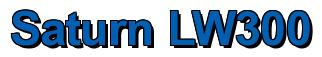Rendering -Saturn LW300 - using Arial Bold