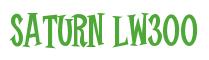 Rendering -Saturn LW300 - using Cooper Latin