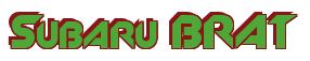 Rendering -Subaru BRAT - using Machine