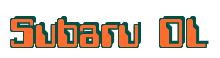 Rendering -Subaru DL - using Computer Font