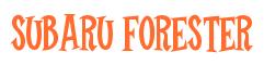 Rendering -Subaru FORESTER - using Cooper Latin