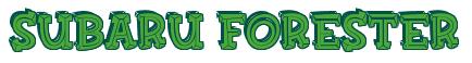 Rendering -Subaru FORESTER - using FinkBold