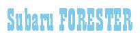 Rendering -Subaru FORESTER - using Bill Board
