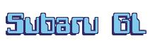 Rendering -Subaru GL - using Computer Font