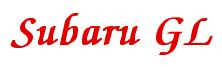 Rendering -Subaru GL - using Zapf Chancery