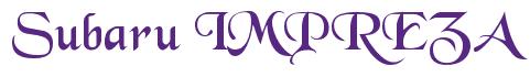 Rendering -Subaru IMPREZA - using Black Chancery