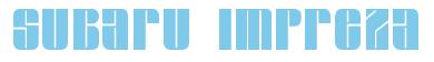 Rendering -Subaru IMPREZA - using Glaze