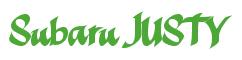 Rendering -Subaru JUSTY - using Harvest