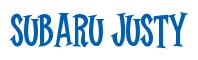 Rendering -Subaru JUSTY - using Cooper Latin
