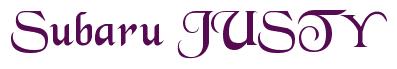 Rendering -Subaru JUSTY - using Black Chancery