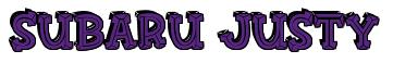 Rendering -Subaru JUSTY - using FinkBold