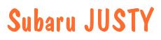 Rendering -Subaru JUSTY - using Dom Casual