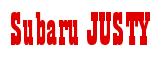 Rendering -Subaru JUSTY - using Bill Board