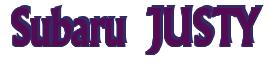Rendering -Subaru JUSTY - using Flair