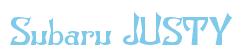 Rendering -Subaru JUSTY - using Manchuria